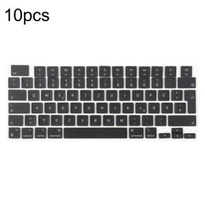 Lot de 10 touches de raccourci pour MacBook A2681, A2941, A3113, A3114, version UK, langue : allemand SH4404192-20